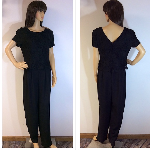 Liz Claiborne Pants - LIZ CLAIBORNE BLACK DRESSY JUMPER/PANTS/TOP/